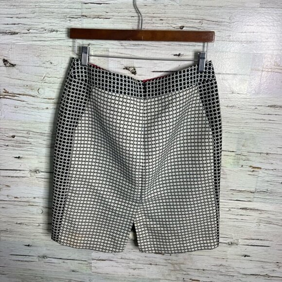 Banana Republic Gray and Black Mini Pencil Skirt for Work - Picture 5 of 5